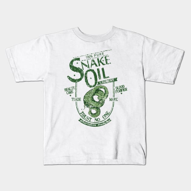 Snake Oil Kids T-Shirt by viSionDesign